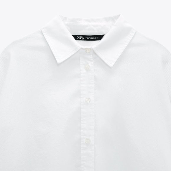 NWT Zara Oversized Poplin Shirt - Picture 8 of 11